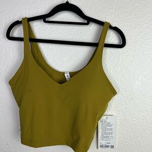 Lululemon Align tank top Auric gold size 12